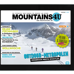 Mountains4U, interaktives Magazin für Bergbegeisterte