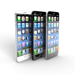 iPhone 5s Designstudie | Weiß | Schwarz | Silber