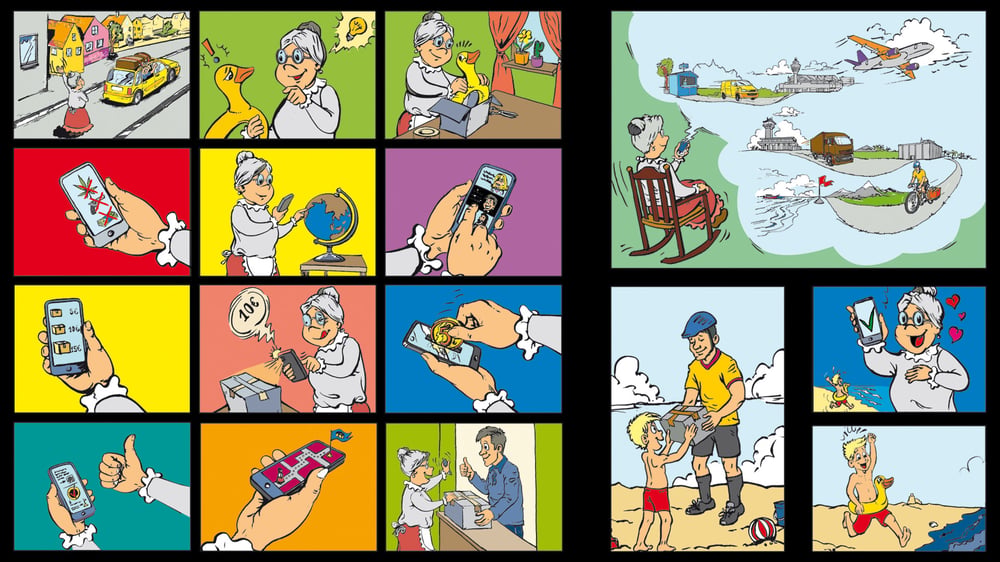 Illustration / Fraport Comic