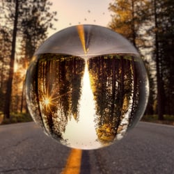 lens ball effect