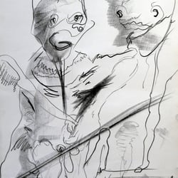 Werke: Zeichnung, hunter