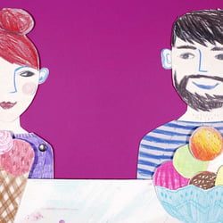 Illustrationen und Legetrickanimation für Eissalon Tanne B