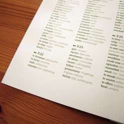 SchriftStueck – Vokabelhilfe je Akt