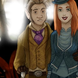 „Malvin und Odette“, freie Arbeit