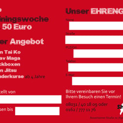 Einladung zum Training außen