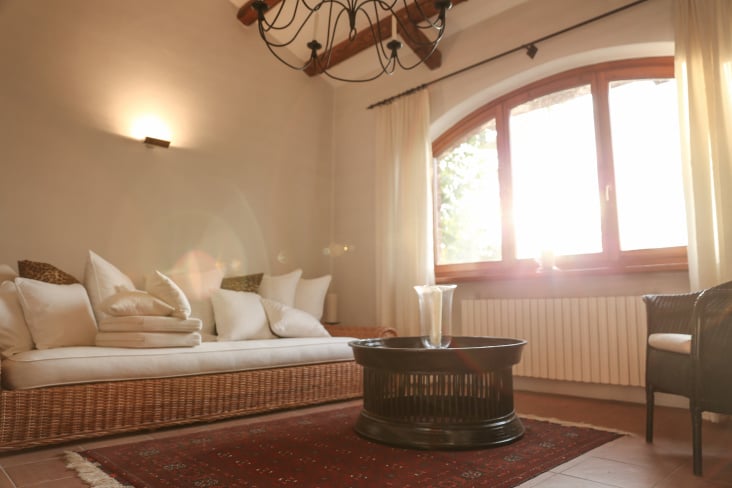 Landhaus. Wohnzimmer