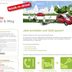 book-n-drive – Microsite für Aktion „Hin und Weg“
