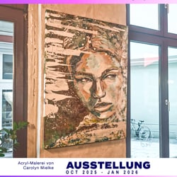 Ausstellung in Cottbus, carographic, Pop Art Kunst der Malerei von Carolyn Mielke