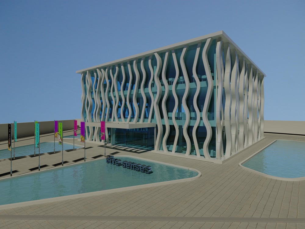 fachada renderizadisima para panel