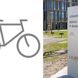 Gestaltung Wegeleitsystem Richtungs-Stelen Außenbereich Berlin Schönefeld