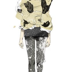 Lookbook Illustration Comme des Garcons AW14