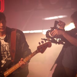 Fotografie/Band ll dreht Video