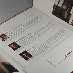 Präsentationsmappe Schlatter Rechtsanwälte