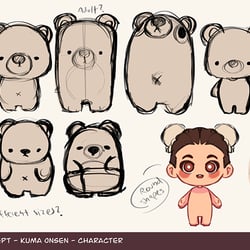 Bear onsen bear shapes