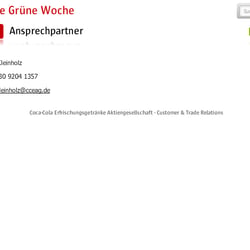 Detailansicht eines Events – Ansprechpartner