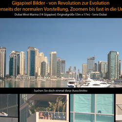 Dubai West Marina – 14 Gigapixel; Originalgröße 53m x 17m