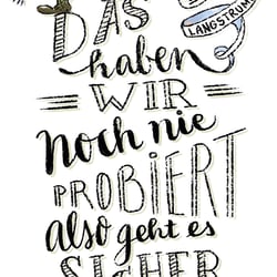 „Pippi Langstrumpf“ Gestaltung Postkarte – Illustration/Lettering