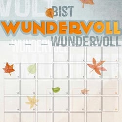 Liebe macht glücklich / Monatskalender