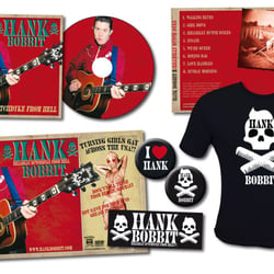 Merchandise für die Künstlerin Hank Bobbit