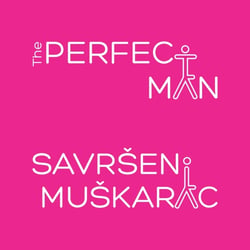 The Perfect Man logo—serbian and international version