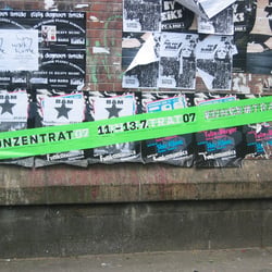 Plakat zur Jahresausstellung des Departments