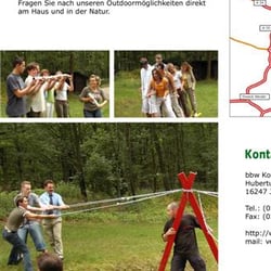 Flyer Outdooragebote & Zahlen, Daten und Fakten zum Seminarbereich