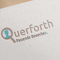 Logodesign „Querforth – Passende Bewerber.“