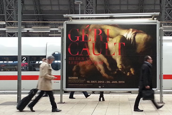 Museumskampagne „Géricault Bilder auf Leben und Tod“ für Schirn Kunsthalle Frankfurt