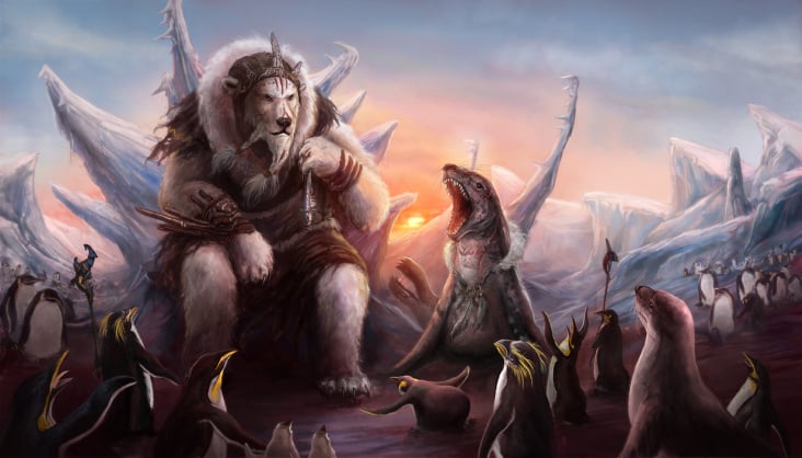 Winter King Illustration