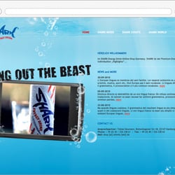 Web Illustration Shark Energy Drink