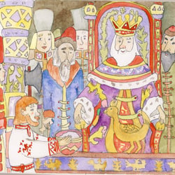 Illustrationen zum Bilderbuch „Der Tausch“