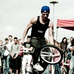 Shooting Chris Böhm (BMX Flatland Pro)