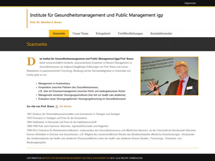 Prof. Dr. E. Güther Braun