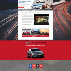 SEAT Wedel // Screendesign – Startseite V2