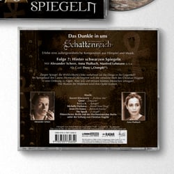 Artwork Design der „Schattenreich“ Hörspielserie, Folge 7: Hinter schwarzen Spiegeln