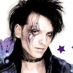 Illustration des Portraits fürs Booklet (Innenseite)
