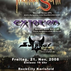 Konzertflyer Extorian