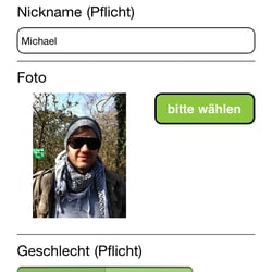 iPhone Mein Profil