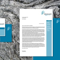 Geschäftsaustattung für Grummer Forstwirtschaft