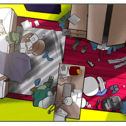Storyboard Messy Room