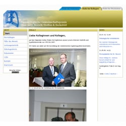 Startseite des Website-Abschnitts für Kollegen der praktizierenden Pneumologen