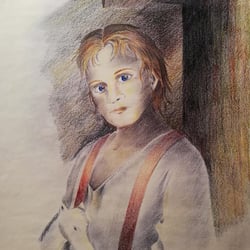 Kaspar Hauser im Verlies (Cover & Poster), Stift