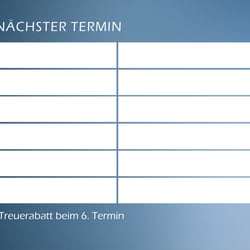 Visitenkarte hinten geschlossen