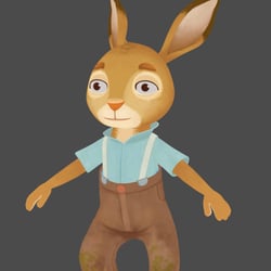 Die Häschenschule – Ernst – Character Modeling/Texturing