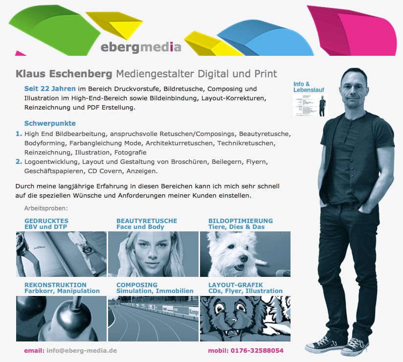 Klaus Eschenberg Mediengestalter EBV und DTP