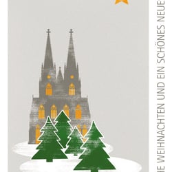 Weihnachtskarten 2013 // Motiv „Köln“