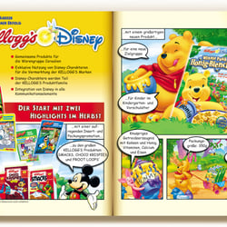 Kellogg’s & Disney Salesfolder Illustrationen (Brand Character Adaption)
