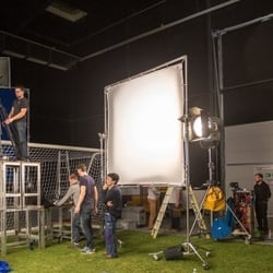 Bluescreen Setting Studiodreh
