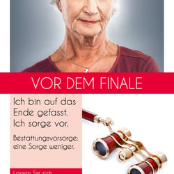 Plakatkampagne Bestattungsvorsorge 2016