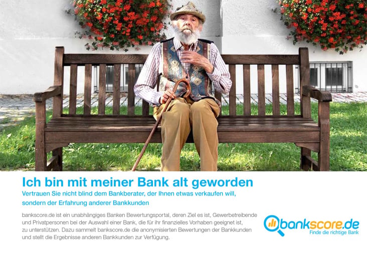 bankscore Anzeigenkonzept
